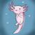 cute anime axolotl gif