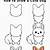 cute dog drawing easy step by step