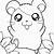 cute hamster coloring pages printable
