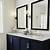 dark blue vanity bathroom ideas
