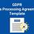 data processing agreement gdpr template