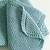 diagonal comfort blanket pattern knit