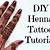diy henna tattoo at home