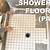 diy shower floor tile installation