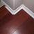 does quarter round match floor or baseboard