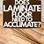 does vinyl laminate flooring need to acclimate