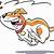 dog fetching animation png
