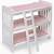 doll bunk beds with ladder and storage armoire