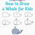draw a whale step by step
