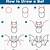 easy bat drawing step by step