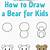 easy teddy bear drawing step by step