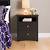 edenvale 2 drawer tall nightstand with open cubbie