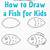 fish drawing easy step by step