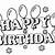 free happy birthday images black and white