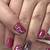 fuchsia fuschia nail designs
