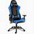 gaming chair grey and blue