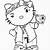 gangster hello kitty coloring pages