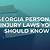 georgia personal injury laws