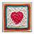 granny square patchwork crochet heart blanket pattern