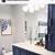 gray and navy blue bathroom ideas