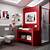 gray and red bathroom ideas