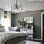 gray marble wall bedroom ideas
