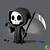 grim reaper drawing cute