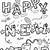 happy new year coloring sheets