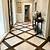 hardwood and marble tile flooring