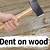 hardwood floor dent filler