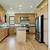 hardwood flooring matching kitchen cabinets