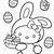 hello kitty easter coloring pictures