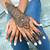 henna tattoo with india ink