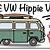 hippie van drawing step by step
