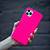 hot pink silicone iphone 11 case