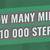 how many miles is 10 000 meters