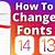 how to change font style on iphone 6