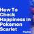 how to check happiness in pokemon scarlet