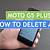how to delete apps on moto g power
