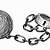 how to draw a ball and chain