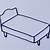 how to draw a bed from the side