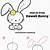 how to draw a bunny step by step easy
