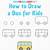 how to draw a bus step by step