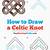 how to draw a celtic knot border