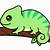 how to draw a chameleon easy step by step