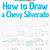 how to draw a chevy truck step by step