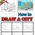 how to draw a city easy step by step