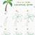 how to draw a coconut tree step by step