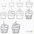 how to draw a cupcake step by step
