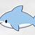 how to draw a cute shark